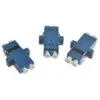 Duplex Flanged LC APC UPC Fiber Optic Adapter-04-04
