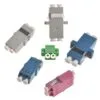 Duplex Flanged LC LC Fiber Optic Adapter-02